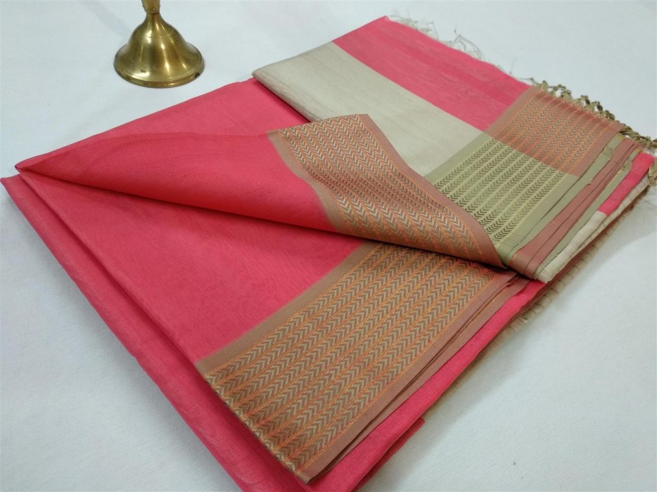 Maheshwari Rani Resham 9v Border saree