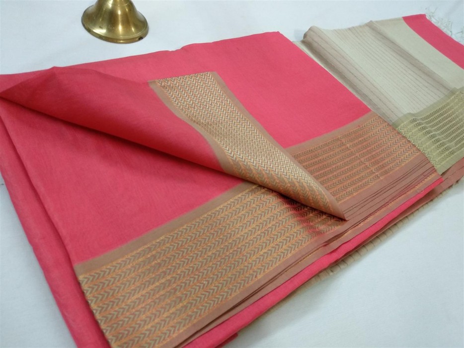 Maheshwari Rani Resham 9v Border saree
