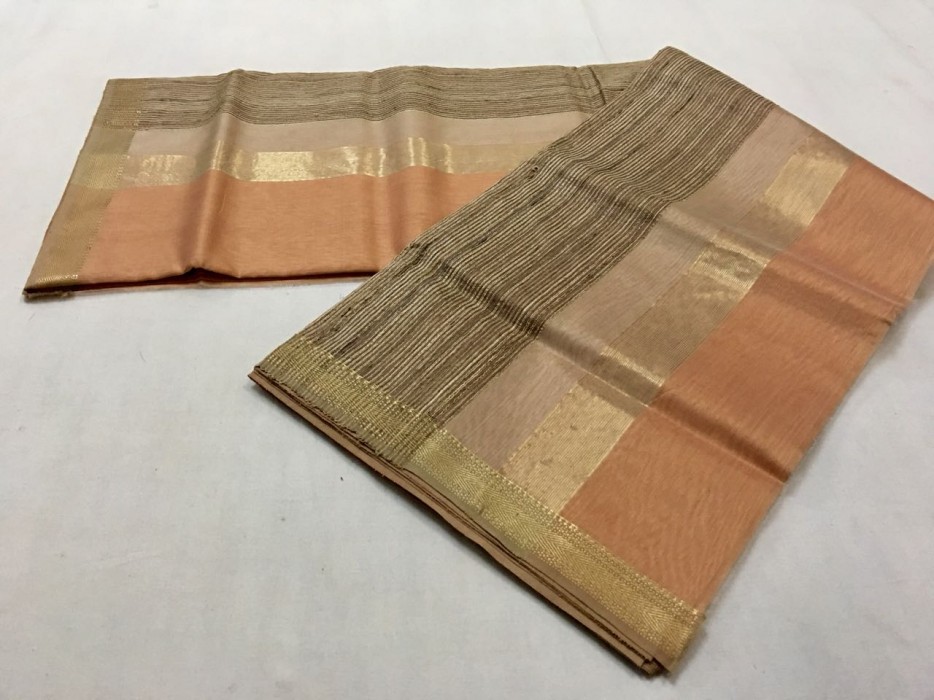 Maheshwari Sandal Gicha Pallu Saree