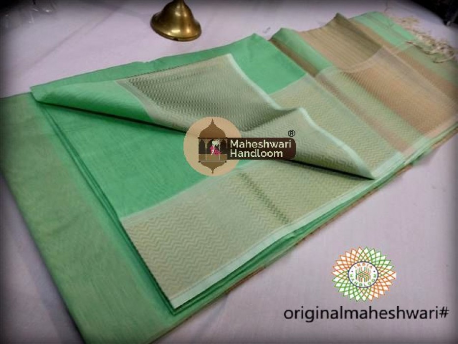 Maheshwari Chintamani Resham skirt Border saree