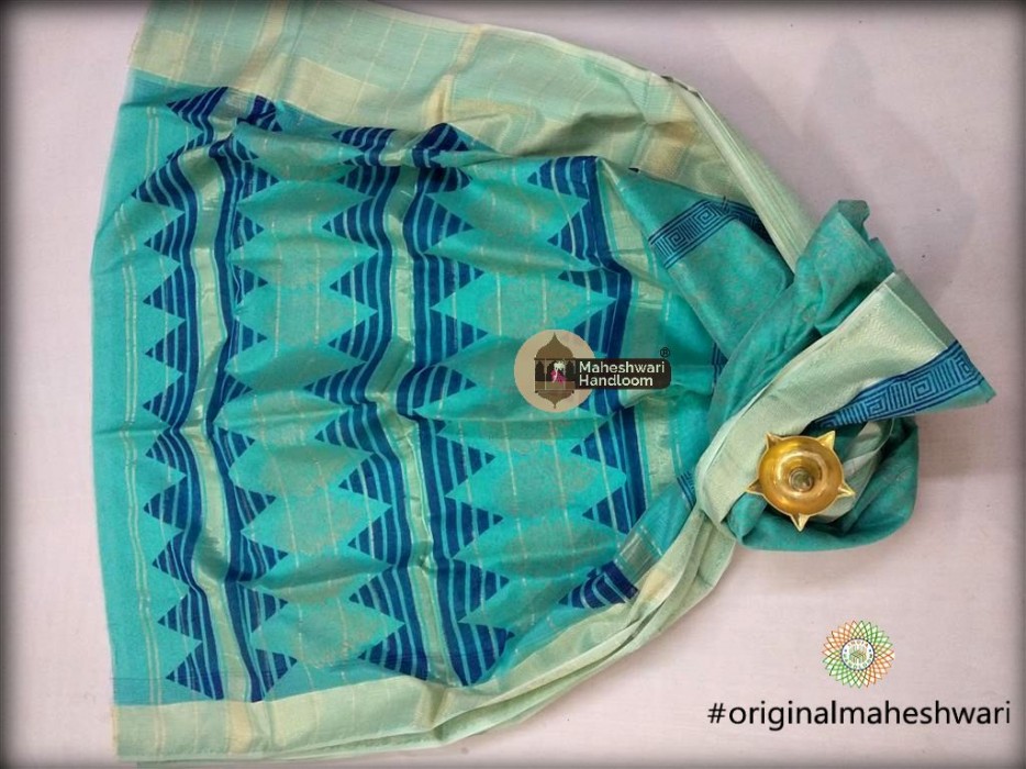 Maheshwari   Handblock Print Saree