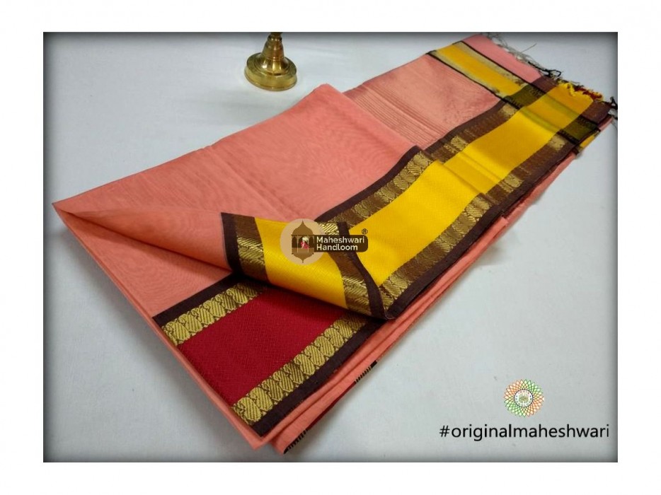 Maheshwari  Keri buti Border Saree
