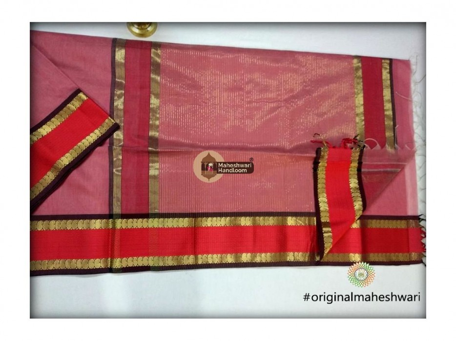 Maheshwari  Keri buti Border Saree