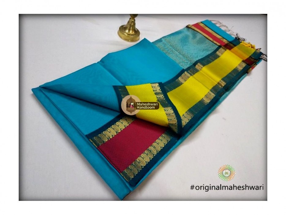 Maheshwari  Keri buti Border Saree