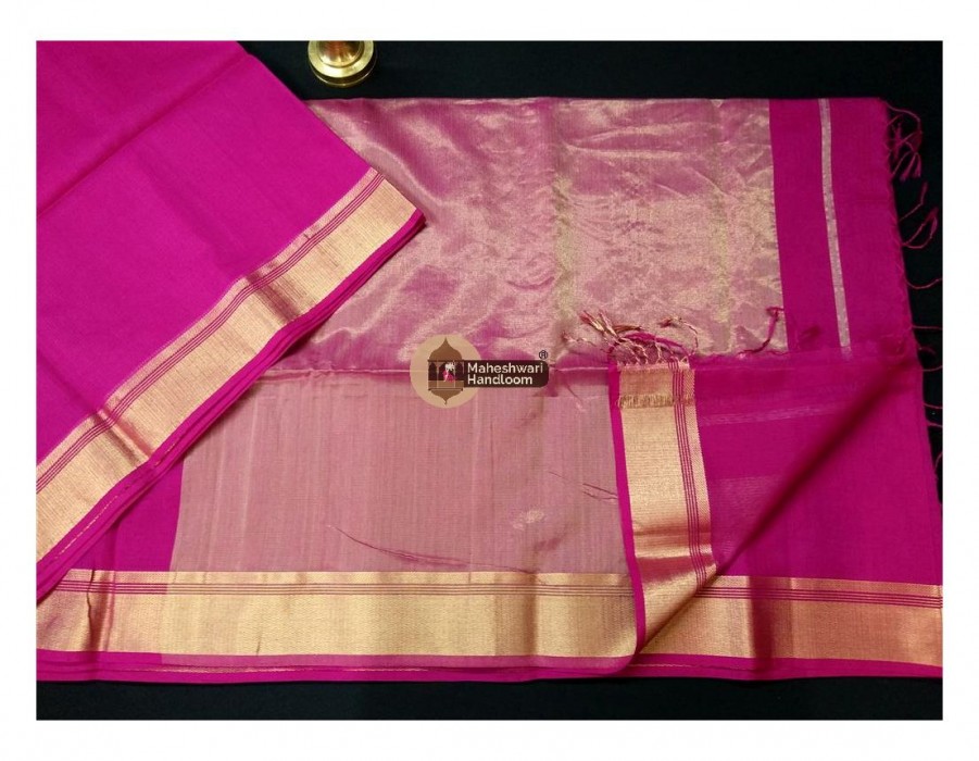 Maheshwari Rani Checks Fabric Saree