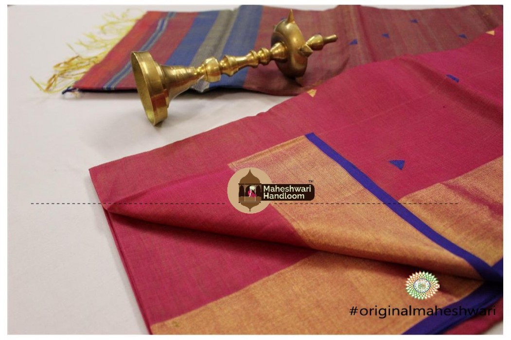 Maheshwari Jari Buti Saree