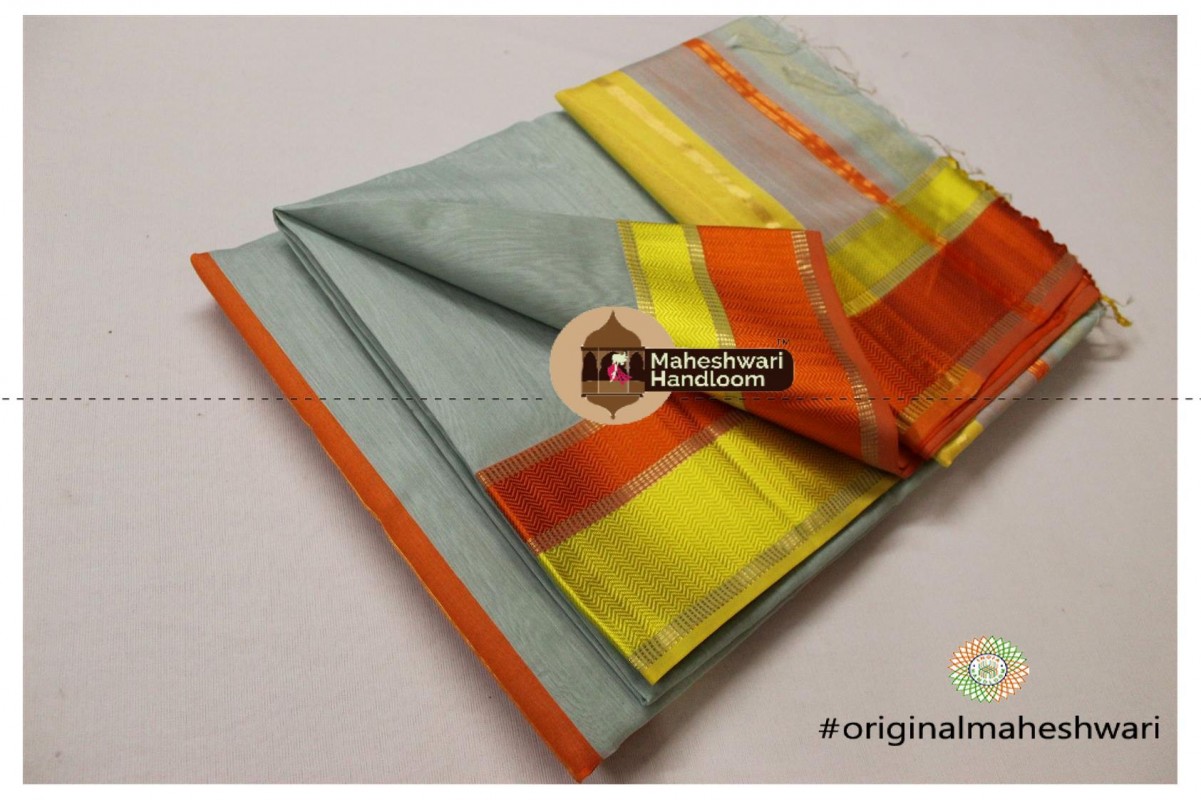 Maheshwari Pegeon Ganga Jamuna saree