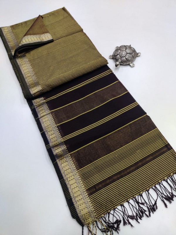 Maheshwari Garbha Reshmi Silk Sarees with 75% Mulbury Silk 