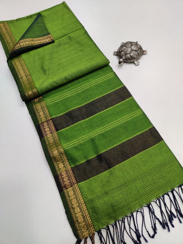 Maheshwari Garbha Reshmi Silk Sarees with 75% Mulbury Silk 