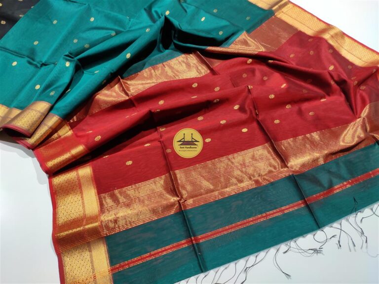 Maheshwari Khatiya Buti Saree